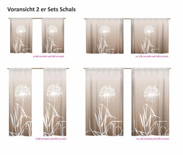 Gardine Allium Schal, Gardine-Vorhang-bedruckt